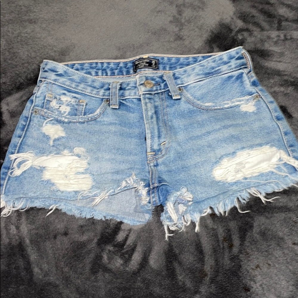 A&F Low Rise Jeans Shorts